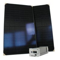 Malá solární elektrárna s baterií - set zdroj 3kWh/1,5kW + 2x410W FV panel